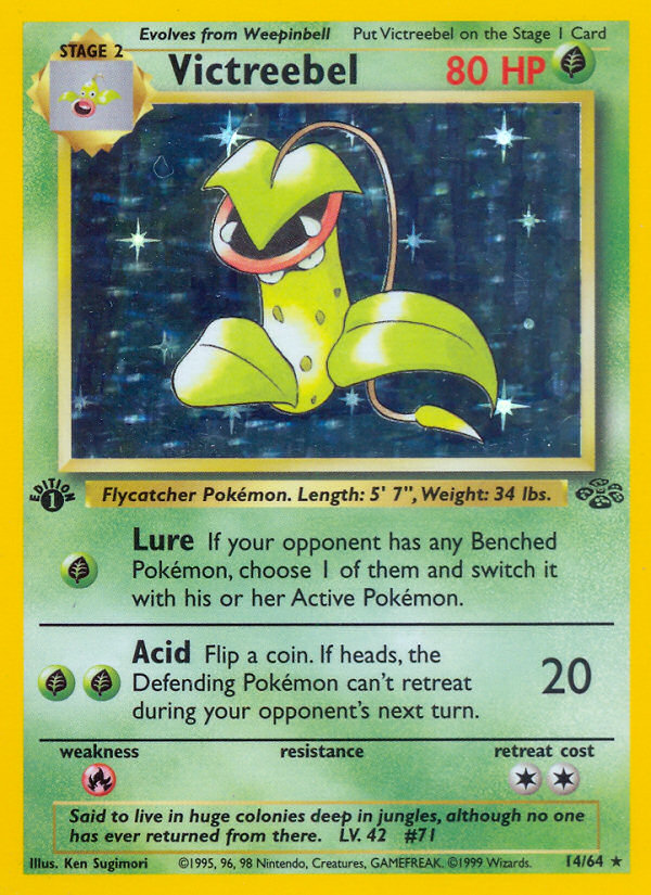 Victreebel (14/64) [Jungle 1st Edition] - Card Brawlers | Quebec | Canada | Yu-Gi-Oh!