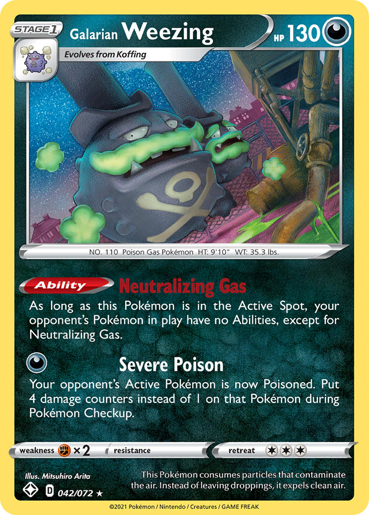 Galarian Weezing (042/072) [Sword & Shield: Shining Fates] - Card Brawlers | Quebec | Canada | Yu-Gi-Oh!