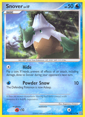 Snover (74/100) [Diamond & Pearl: Stormfront] - Card Brawlers | Quebec | Canada | Yu-Gi-Oh!