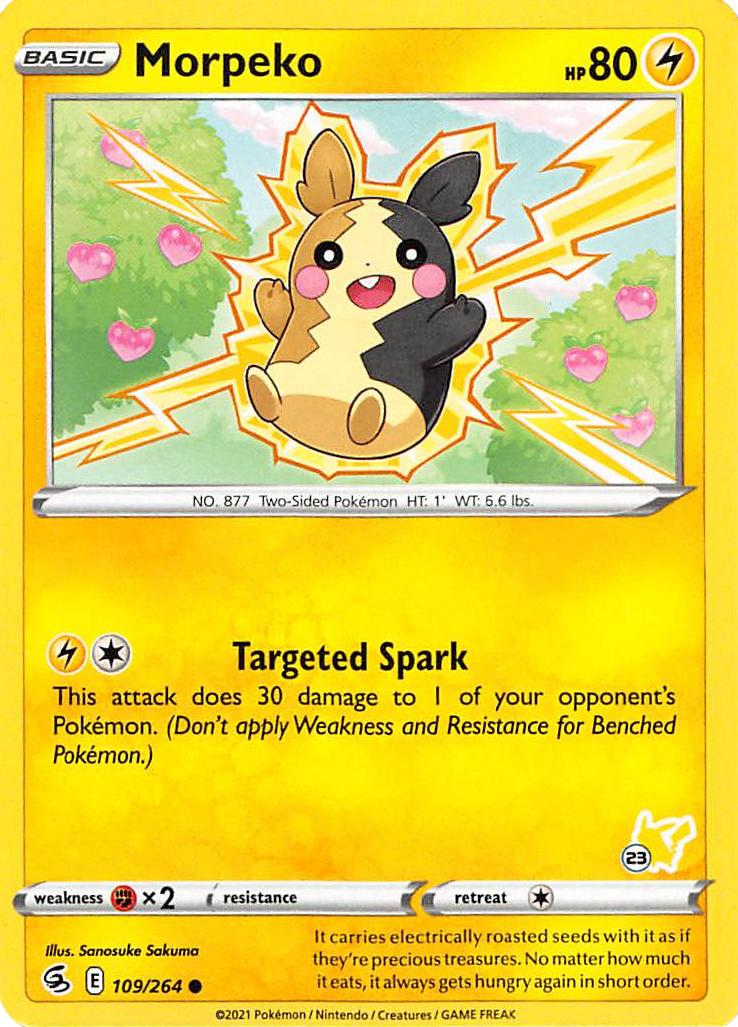 Morpeko (109/264) (Pikachu Stamp #23) [Battle Academy 2022] - Card Brawlers | Quebec | Canada | Yu-Gi-Oh!