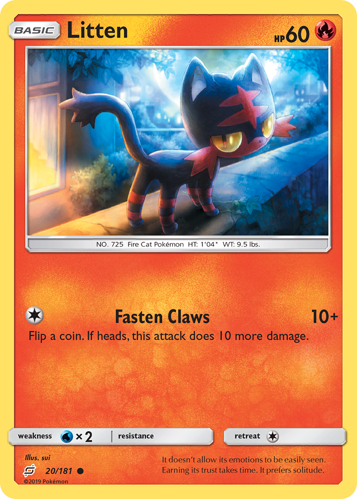 Litten (20/181) [Sun & Moon: Team Up] - Card Brawlers | Quebec | Canada | Yu-Gi-Oh!