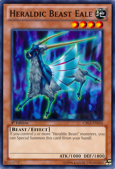 Heraldic Beast Eale [CBLZ-EN014] Common - Card Brawlers | Quebec | Canada | Yu-Gi-Oh!