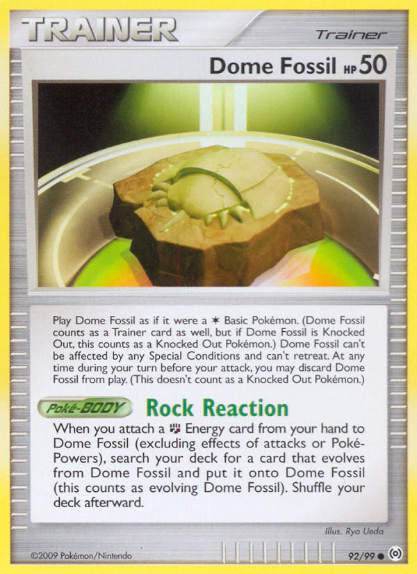 Dome Fossil (92/99) [Platinum: Arceus] - Card Brawlers | Quebec | Canada | Yu-Gi-Oh!