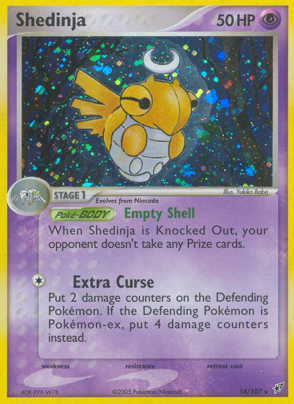 Shedinja (14/107) [EX: Deoxys] - Card Brawlers | Quebec | Canada | Yu-Gi-Oh!