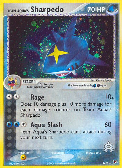 Team Aqua's Sharpedo (5/95) [EX: Team Magma vs Team Aqua] - Card Brawlers | Quebec | Canada | Yu-Gi-Oh!