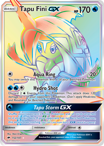 Tapu Fini GX (152/147) [Sun & Moon: Burning Shadows] - Card Brawlers | Quebec | Canada | Yu-Gi-Oh!