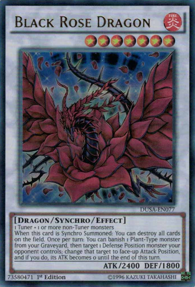 Black Rose Dragon [DUSA-EN077] Ultra Rare - Card Brawlers | Quebec | Canada | Yu-Gi-Oh!