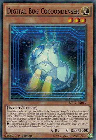 Digital Bug Cocoondenser [MP17-EN016] Common - Yu-Gi-Oh! - Card Brawlers | Quebec | Canada |