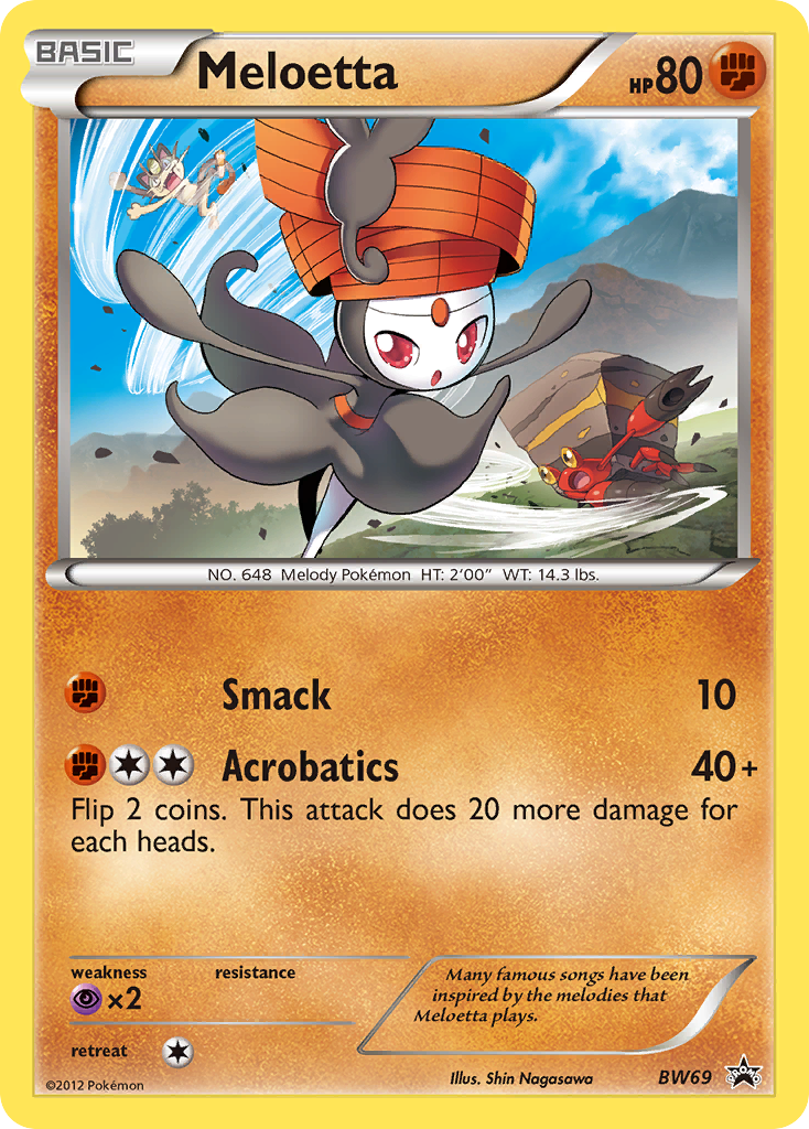 Meloetta (BW69) [Black & White: Black Star Promos] - Card Brawlers | Quebec | Canada | Yu-Gi-Oh!