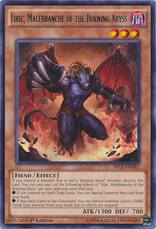 Libic, Malebranche of the Burning Abyss [SECE-EN083] Rare - Yu-Gi-Oh! - Card Brawlers | Quebec | Canada |