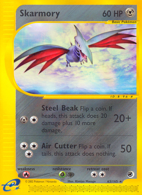 Skarmory (63/165) [Expedition: Base Set] - Card Brawlers | Quebec | Canada | Yu-Gi-Oh!