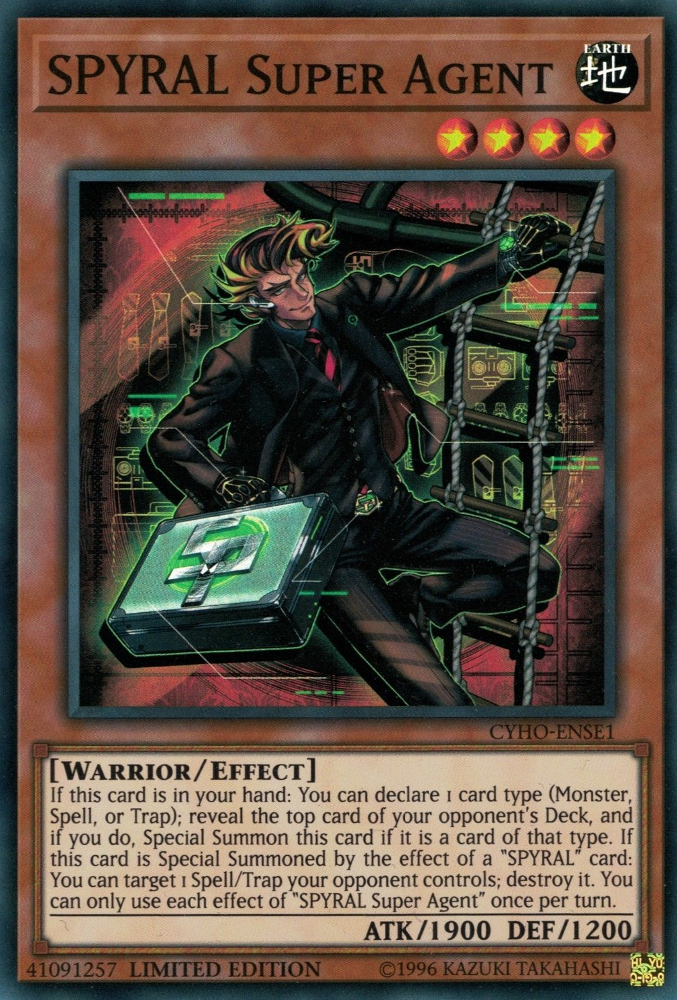 SPYRAL Super Agent [CYHO-ENSE1] Super Rare - Card Brawlers | Quebec | Canada | Yu-Gi-Oh!