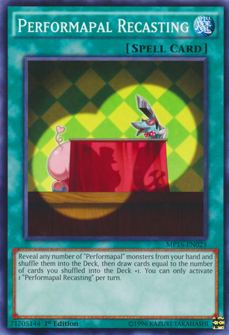 Performapal Recasting [MP16-EN023] Common - Card Brawlers | Quebec | Canada | Yu-Gi-Oh!