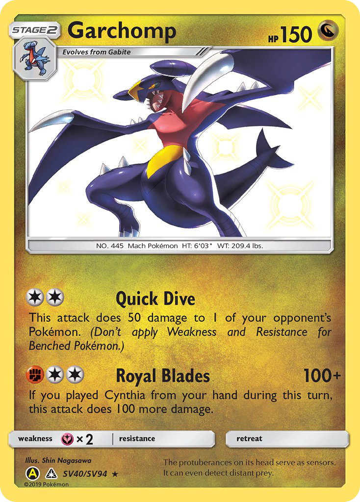 Garchomp (SV40/SV94) [Sun & Moon: Hidden Fates - Shiny Vault] - Card Brawlers | Quebec | Canada | Yu-Gi-Oh!