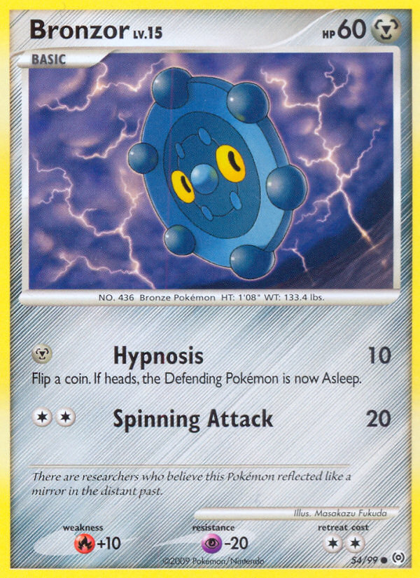 Bronzor (54/99) [Platinum: Arceus] - Card Brawlers | Quebec | Canada | Yu-Gi-Oh!