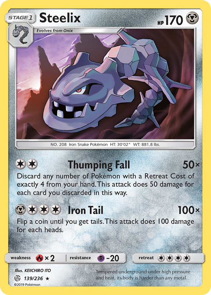 Steelix (139/236) [Sun & Moon: Cosmic Eclipse] - Card Brawlers | Quebec | Canada | Yu-Gi-Oh!