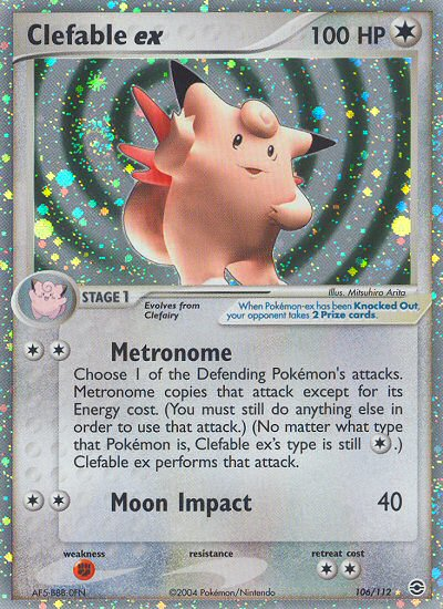 Clefable ex (106/112) [EX: FireRed & LeafGreen] - Card Brawlers | Quebec | Canada | Yu-Gi-Oh!