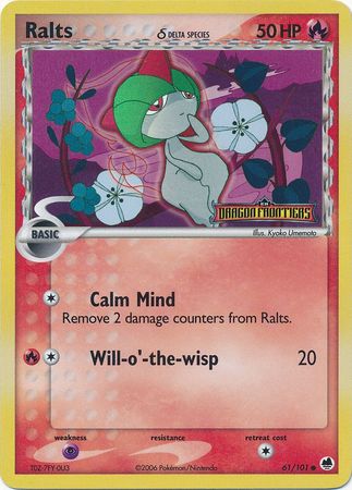 Ralts (61/101) (Delta Species) (Stamped) [EX: Dragon Frontiers] - Card Brawlers | Quebec | Canada | Yu-Gi-Oh!