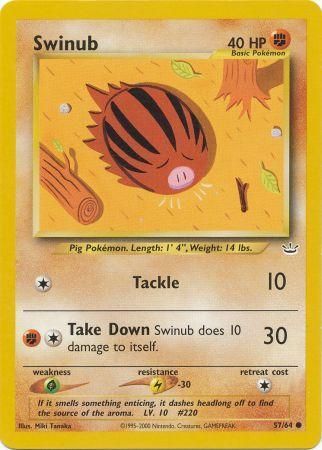 Swinub (57/64) [Neo Revelation Unlimited] - Card Brawlers | Quebec | Canada | Yu-Gi-Oh!