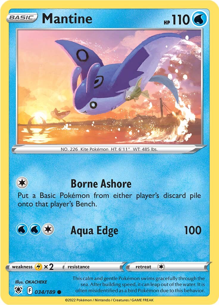 Mantine (034/189) [Sword & Shield: Astral Radiance] - Card Brawlers | Quebec | Canada | Yu-Gi-Oh!