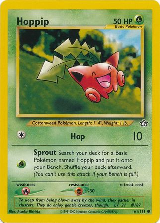 Hoppip (61/111) [Neo Genesis Unlimited] - Card Brawlers | Quebec | Canada | Yu-Gi-Oh!