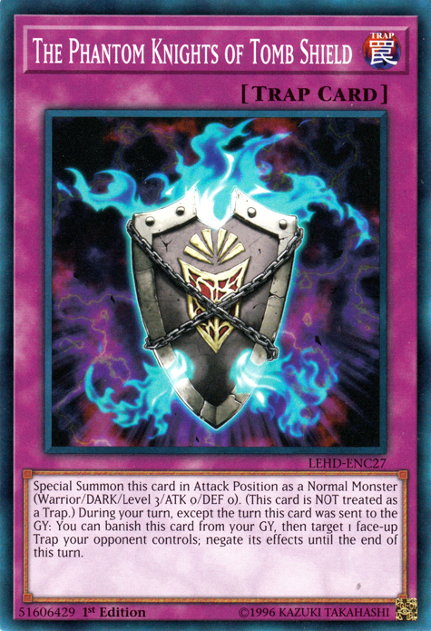 The Phantom Knights of Tomb Shield [LEHD-ENC27] Common - Card Brawlers | Quebec | Canada | Yu-Gi-Oh!