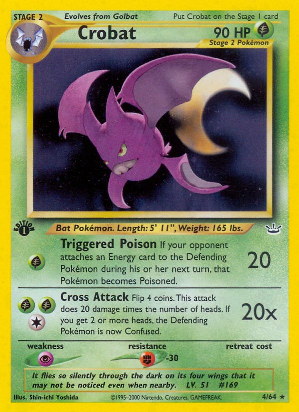 Crobat (4/64) [Neo Revelation 1st Edition] - Card Brawlers | Quebec | Canada | Yu-Gi-Oh!