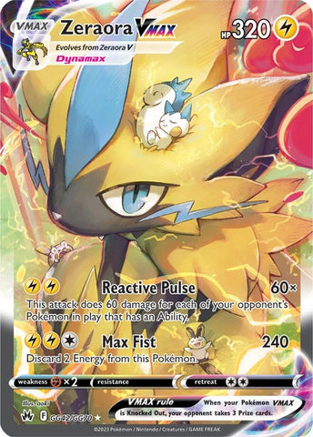 Zeraora VMAX (GG42/GG70) [Sword & Shield: Crown Zenith] - Card Brawlers | Quebec | Canada | Yu-Gi-Oh!