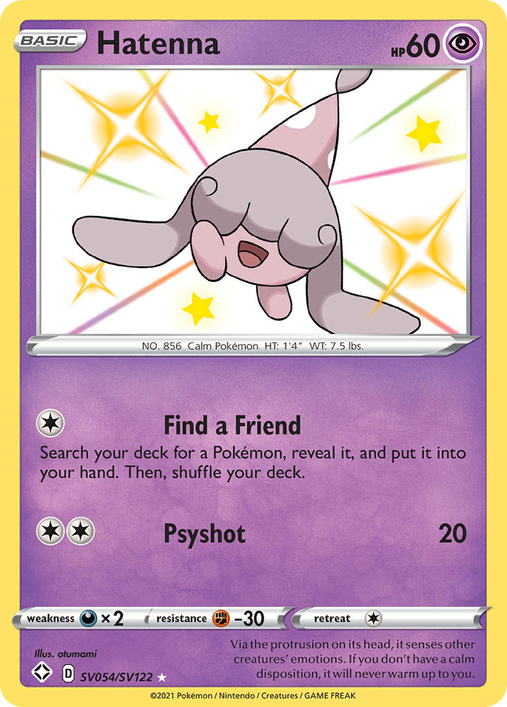 Hatenna (SV054/SV122) [Sword & Shield: Shining Fates] - Card Brawlers | Quebec | Canada | Yu-Gi-Oh!
