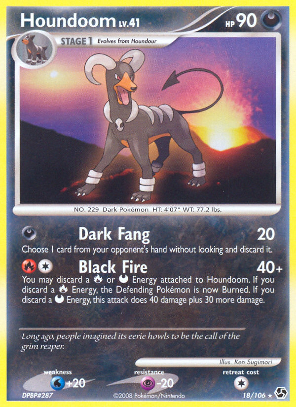 Houndoom (18/106) [Diamond & Pearl: Great Encounters] - Card Brawlers | Quebec | Canada | Yu-Gi-Oh!