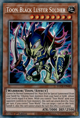 Toon Black Luster Soldier [TOCH-EN001] Collector's Rare - Card Brawlers | Quebec | Canada | Yu-Gi-Oh!