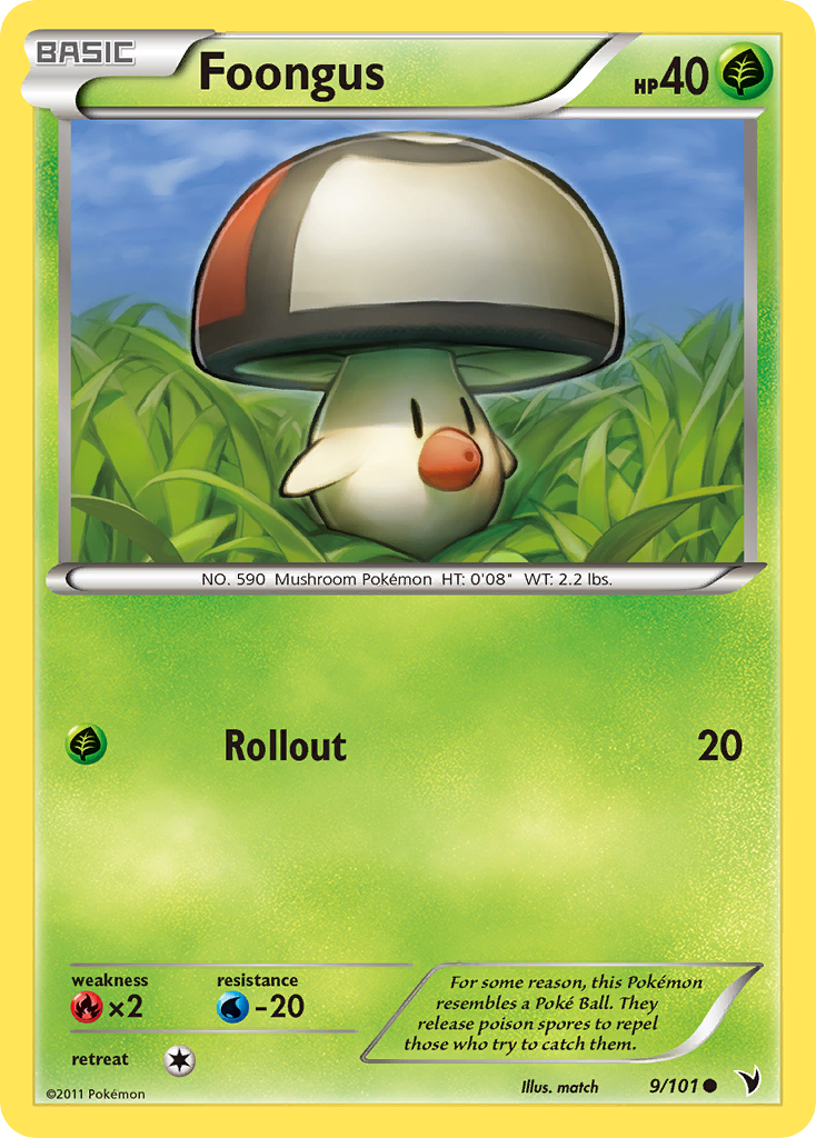 Foongus (9/101) [Black & White: Noble Victories] - Card Brawlers | Quebec | Canada | Yu-Gi-Oh!