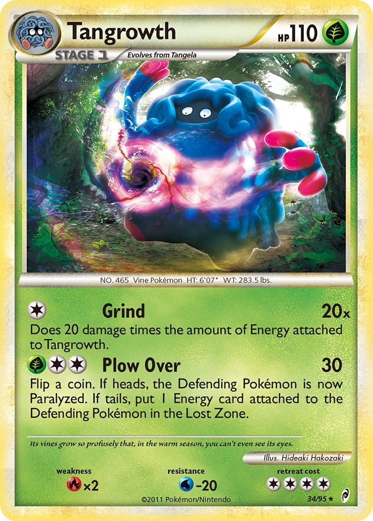 Tangrowth (34/95) (Theme Deck Exclusive) [HeartGold & SoulSilver: Call of Legends] - Card Brawlers | Quebec | Canada | Yu-Gi-Oh!