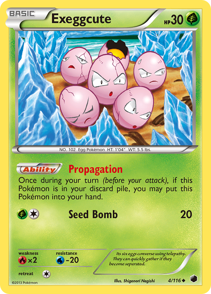 Exeggcute (4/116) [Black & White: Plasma Freeze] - Card Brawlers | Quebec | Canada | Yu-Gi-Oh!