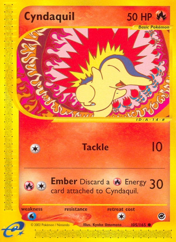 Cyndaquil (105/165) [Expedition: Base Set] - Card Brawlers | Quebec | Canada | Yu-Gi-Oh!