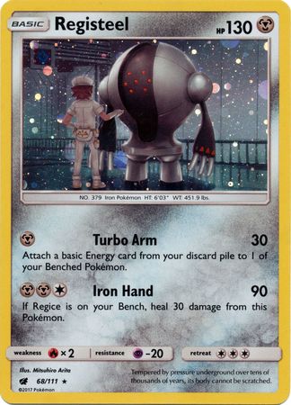 Registeel (68/111) (Cosmos Holo) [Sun & Moon: Crimson Invasion] - Card Brawlers | Quebec | Canada | Yu-Gi-Oh!