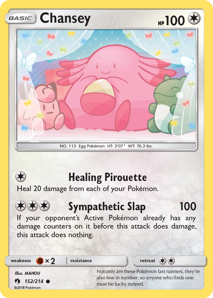 Chansey (152/214) [Sun & Moon: Lost Thunder] - Card Brawlers | Quebec | Canada | Yu-Gi-Oh!