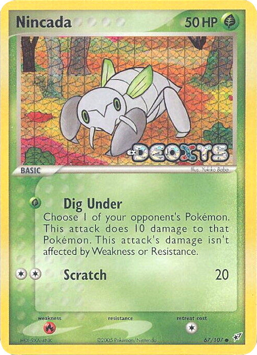 Nincada (67/107) (Stamped) [EX: Deoxys] - Card Brawlers | Quebec | Canada | Yu-Gi-Oh!