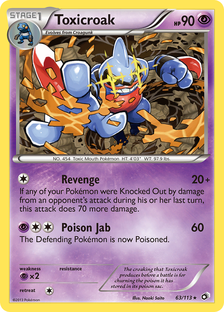 Toxicroak (63/113) [Black & White: Legendary Treasures] - Card Brawlers | Quebec | Canada | Yu-Gi-Oh!