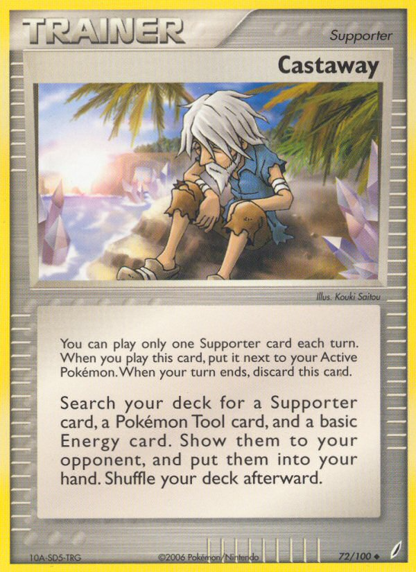 Castaway (72/100) [EX: Crystal Guardians] - Card Brawlers | Quebec | Canada | Yu-Gi-Oh!