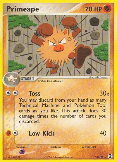 Primeape (28/112) [EX: FireRed & LeafGreen] - Card Brawlers | Quebec | Canada | Yu-Gi-Oh!