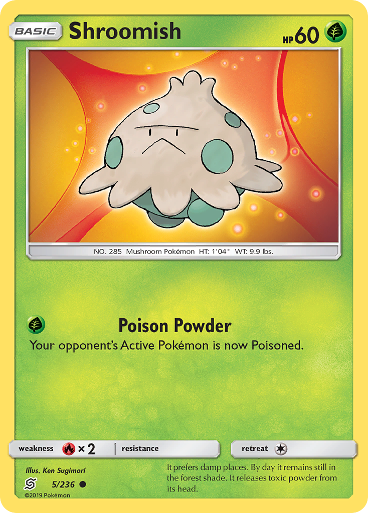 Shroomish (5/236) [Sun & Moon: Unified Minds] - Card Brawlers | Quebec | Canada | Yu-Gi-Oh!