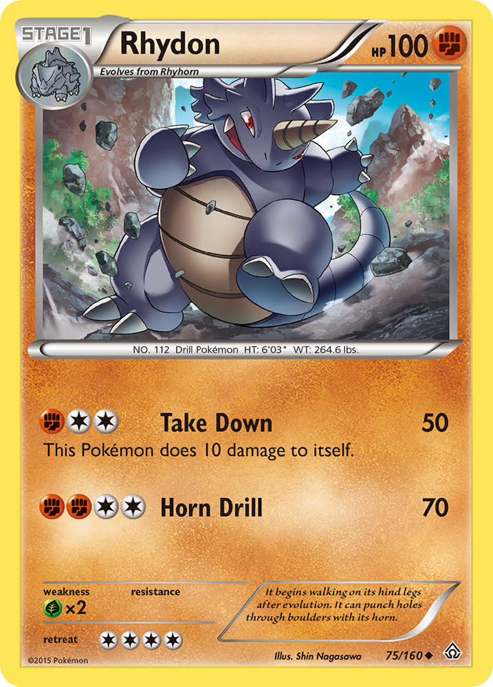 Rhydon (75/160) [XY: Primal Clash] - Card Brawlers | Quebec | Canada | Yu-Gi-Oh!