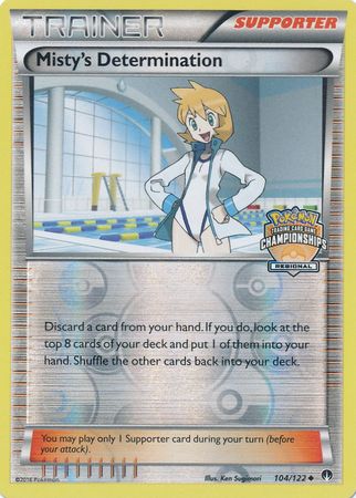 Misty's Determination (104/122) (Regional Championship Promo) [XY: BREAKpoint] - Card Brawlers | Quebec | Canada | Yu-Gi-Oh!