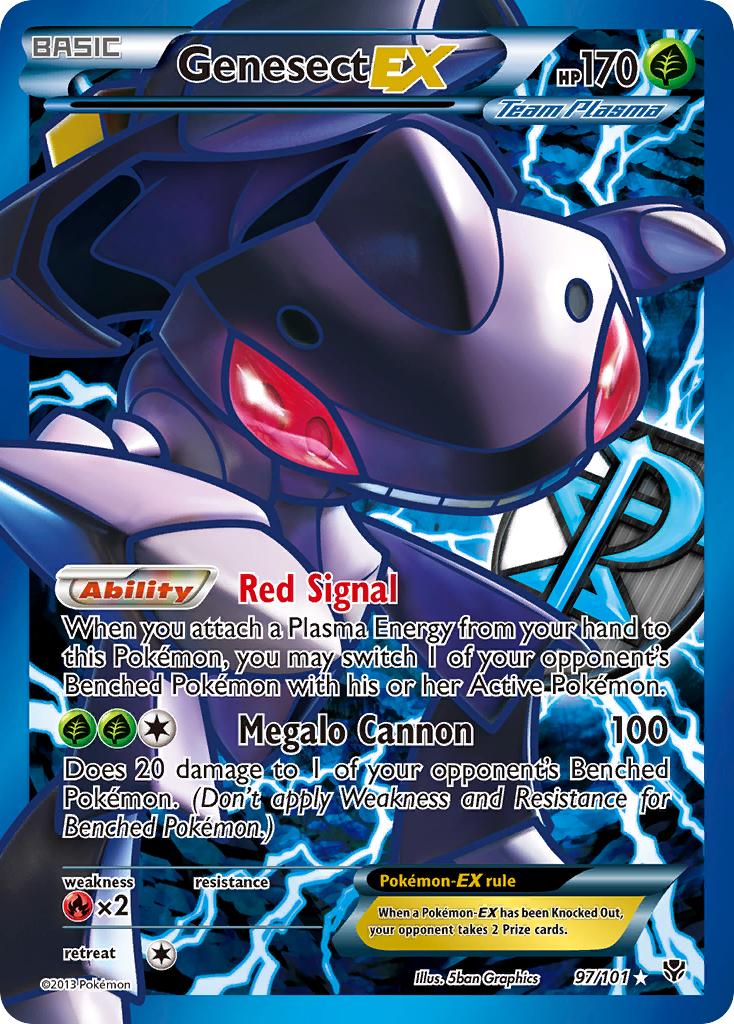 Genesect EX (97/101) [Black & White: Plasma Blast] - Card Brawlers | Quebec | Canada | Yu-Gi-Oh!