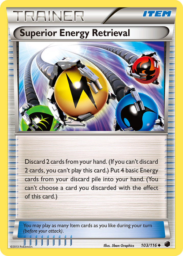 Superior Energy Retrieval (103/116) [Black & White: Plasma Freeze] - Card Brawlers | Quebec | Canada | Yu-Gi-Oh!