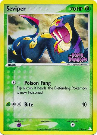 Seviper (32/110) (Stamped) [EX: Holon Phantoms] - Card Brawlers | Quebec | Canada | Yu-Gi-Oh!