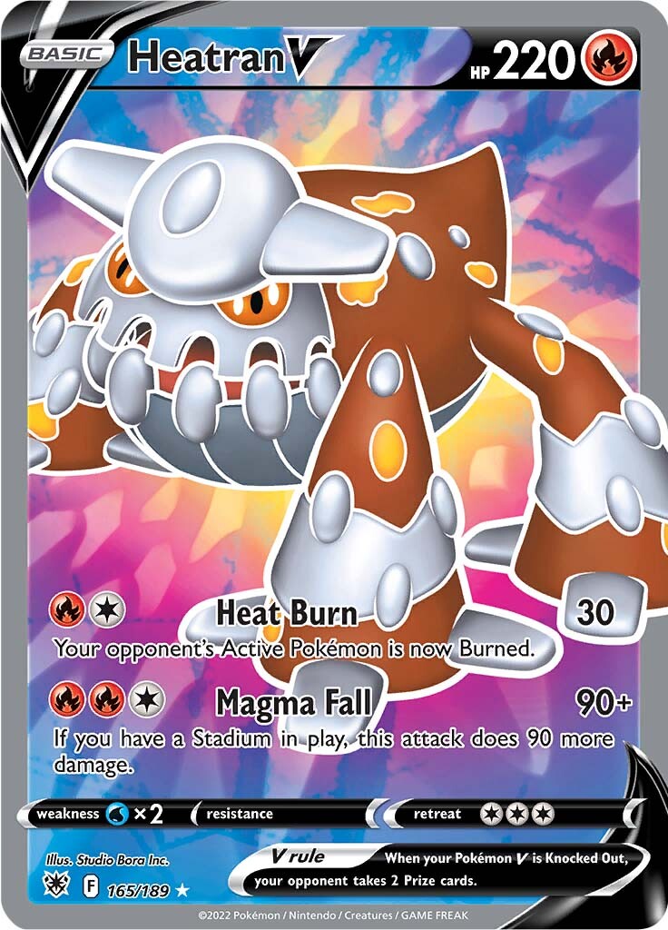 Heatran V (165/189) [Sword & Shield: Astral Radiance] - Card Brawlers | Quebec | Canada | Yu-Gi-Oh!
