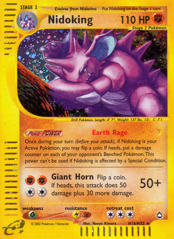 Nidoking (H18/H32) [Aquapolis] - Card Brawlers | Quebec | Canada | Yu-Gi-Oh!