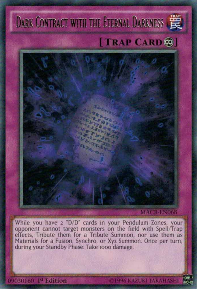 Dark Contract with the Eternal Darkness [MACR-EN068] Rare - Yu-Gi-Oh! - Card Brawlers | Quebec | Canada |